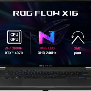 Ноутбук ASUS ROG Flow X16 32Gb/1Tb RTX4070 Win11 GV601VI-NEBULA016W