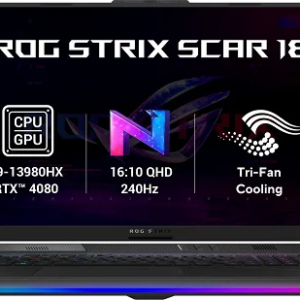 Ноутбук ASUS ROG Strix Scar 18 i9 13980HX 32Gb/1Tb RTX4080 Win11 G834JZ-NEBULA020W