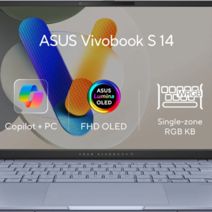 Ноутбук ASUS Vivobook S 14 OLED Intel Core Ultra 7 256V 16Gb/1Tb Intel Arc Win11P S5406SA-OLED106X